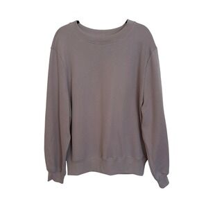 Chaser Casbah Pullover Sweatshirt Dusty Lilac Purple Oversized Crewneck NWT S